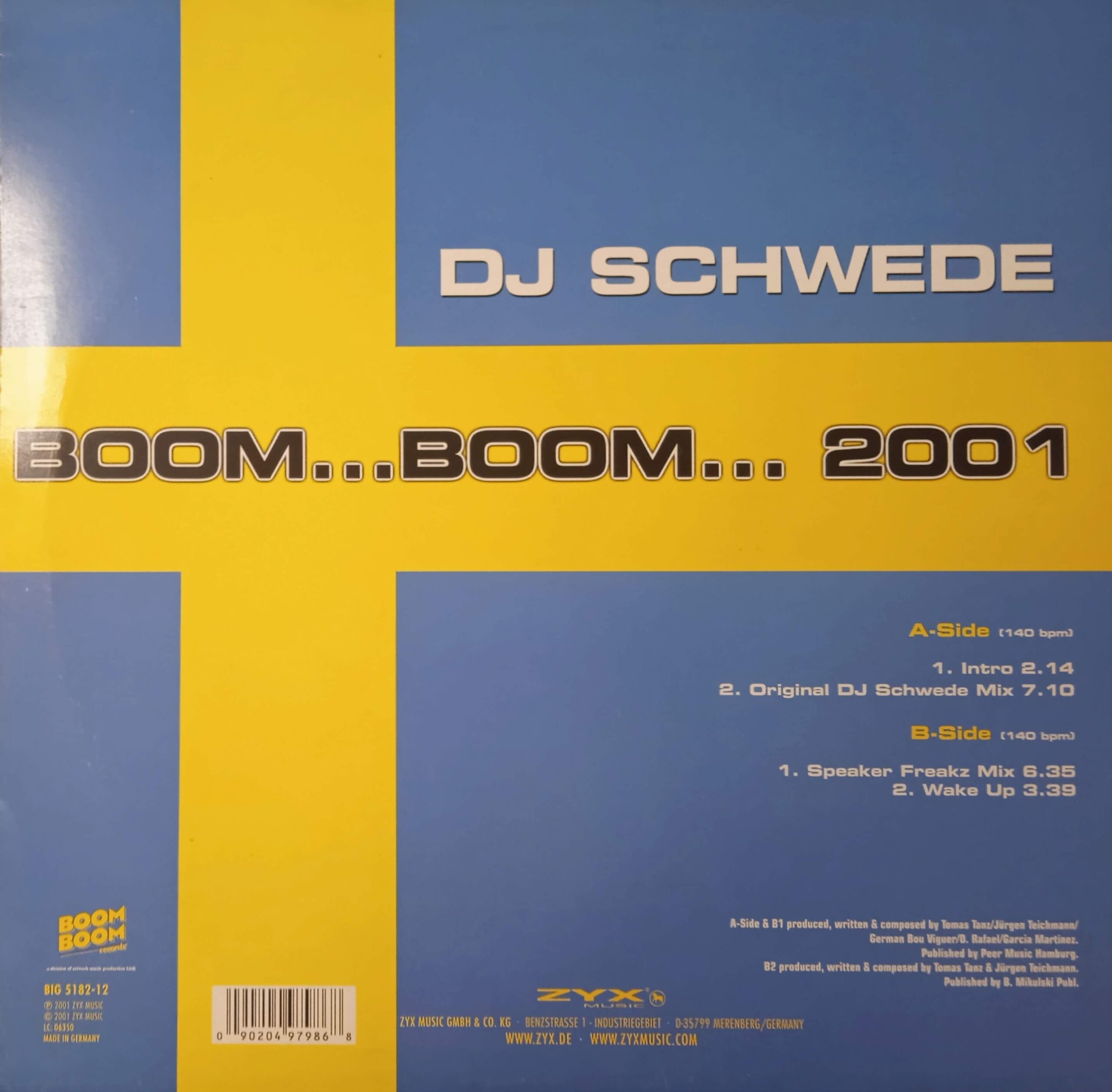 DJ Schwede – Boom... Boom... 2001 (Vinyl,2001) - Image 2