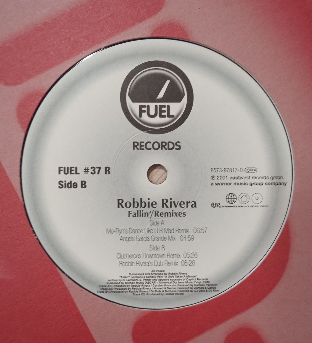 Robbie Rivera – Fallin' / Remixes (Vinyl,2000) - Image 4