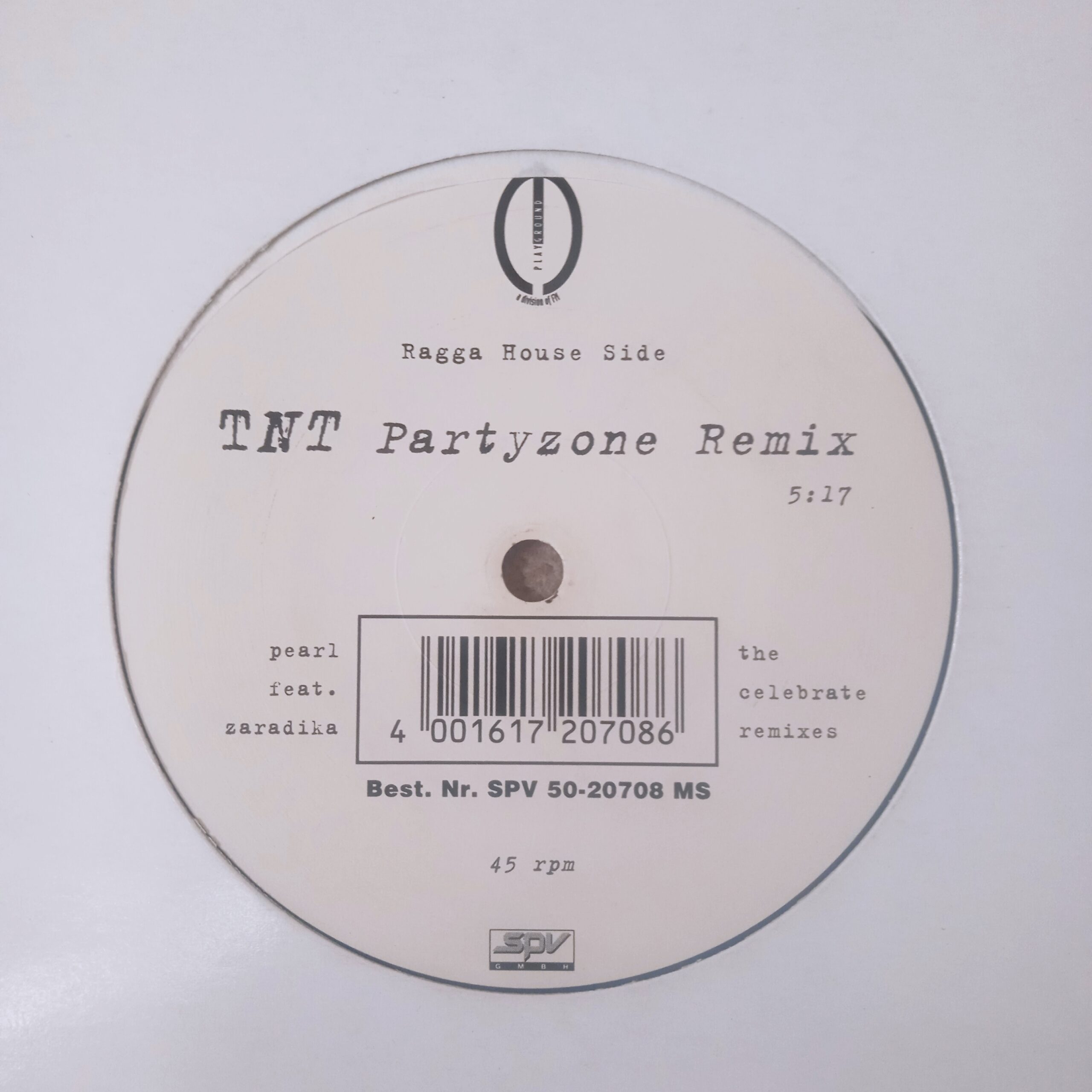 Pearl Feat. Zaradika – The Celebrate Remixes (Vinyl,1994) - Image 2