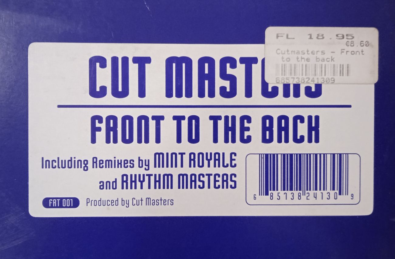 Cut Masters – Front To The Back (Vinyl,2000) - Image 3