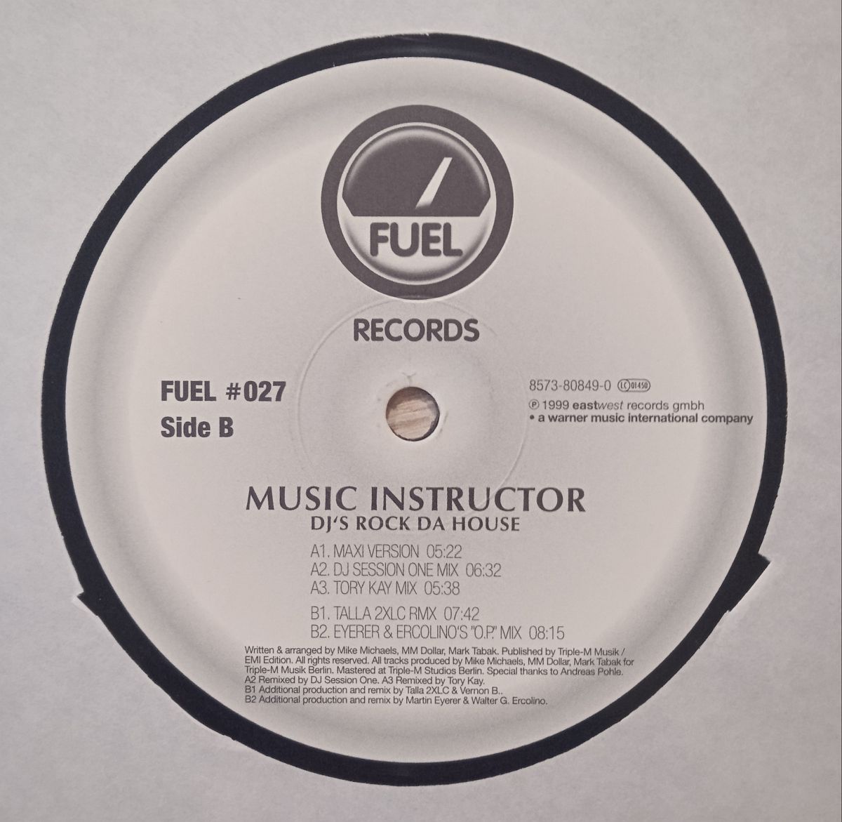 Music Instructor – DJ's Rock Da House (Vinyl,1999) - Image 3