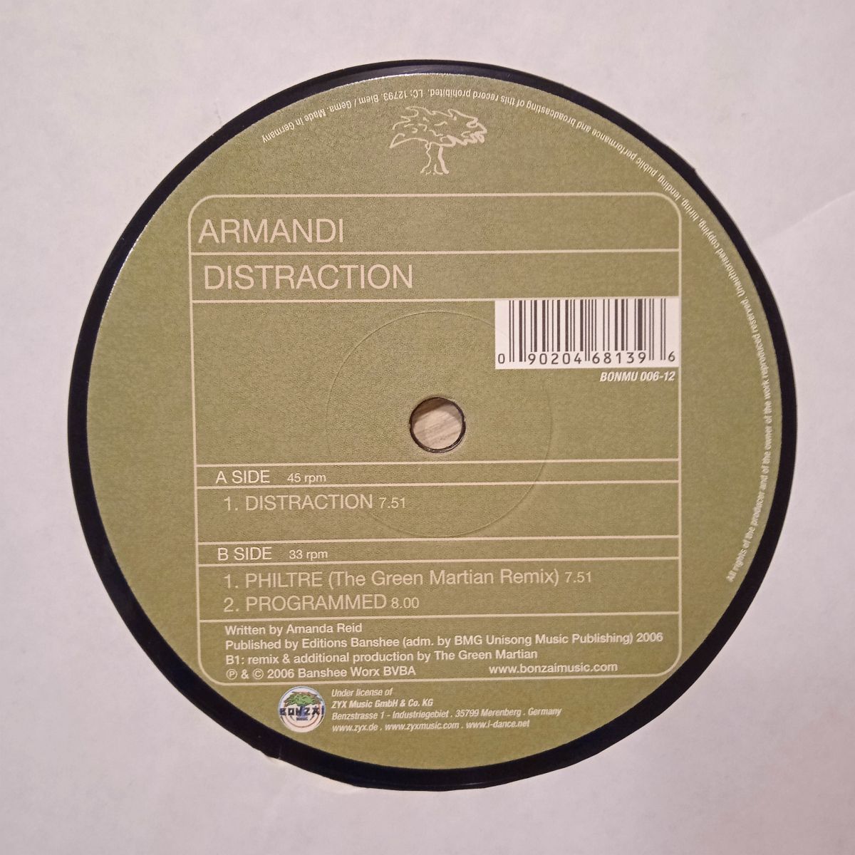 Armandi – Distraction (Vinyl,2006) - Image 3