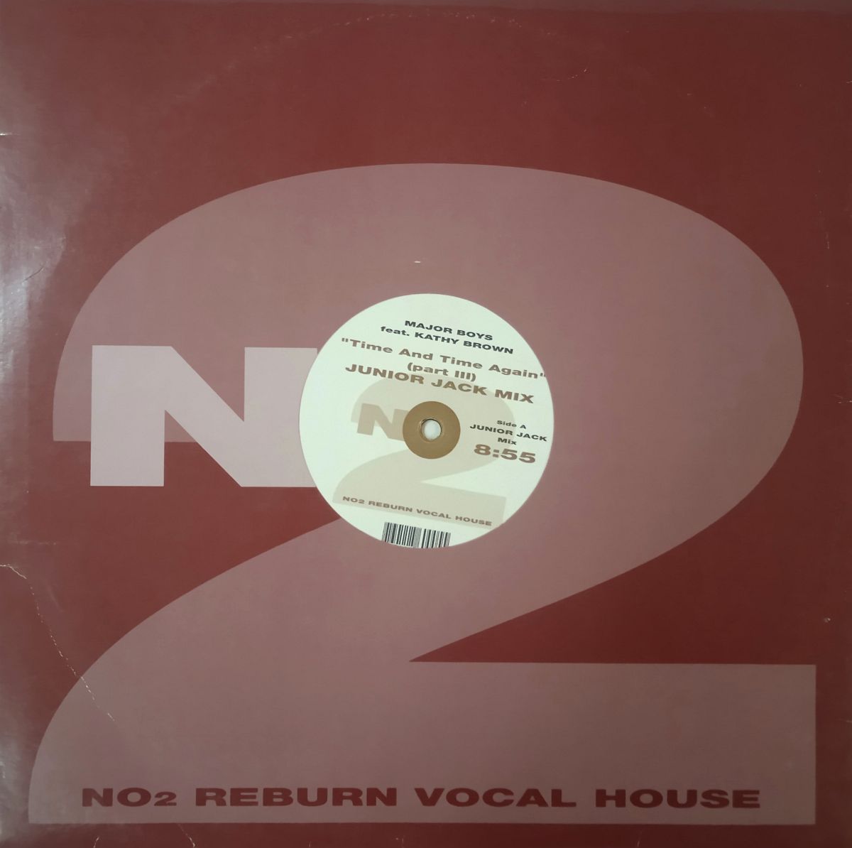 Major Boys Feat. Kathy Brown – Time And Time Again (Junior Jack Mix) (Vinyl,2005)