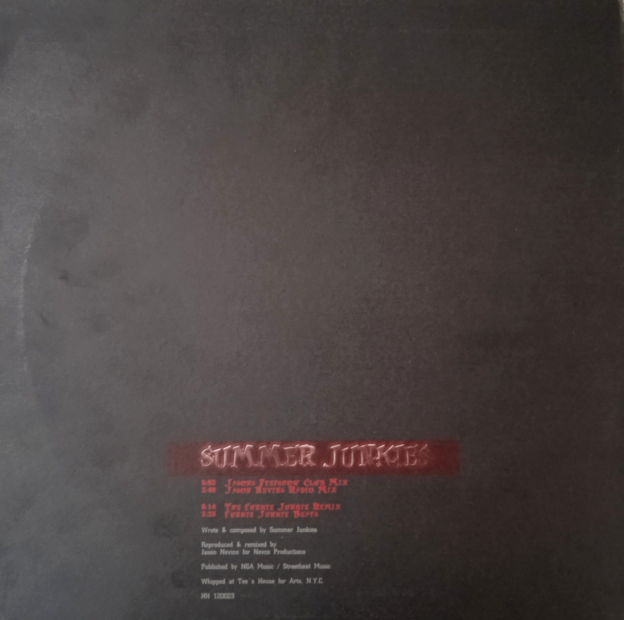 Jason Nevins Vs. Summer Junkies – Summer Junkies (Vinyl,1998) - Image 2