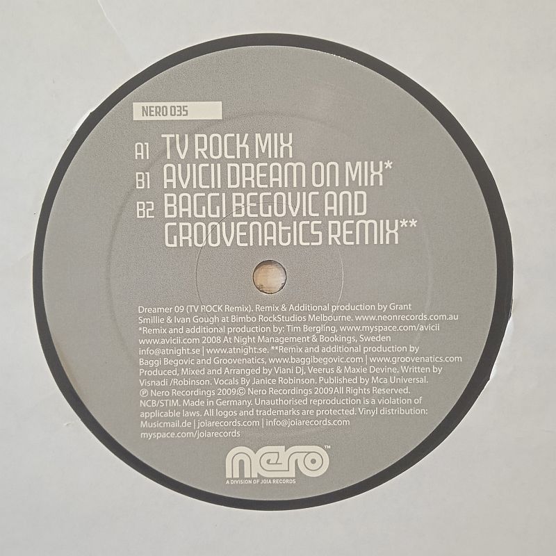 Viani DJ – Dreamer 2009 Mixes (Vinyl,2009) - Image 3