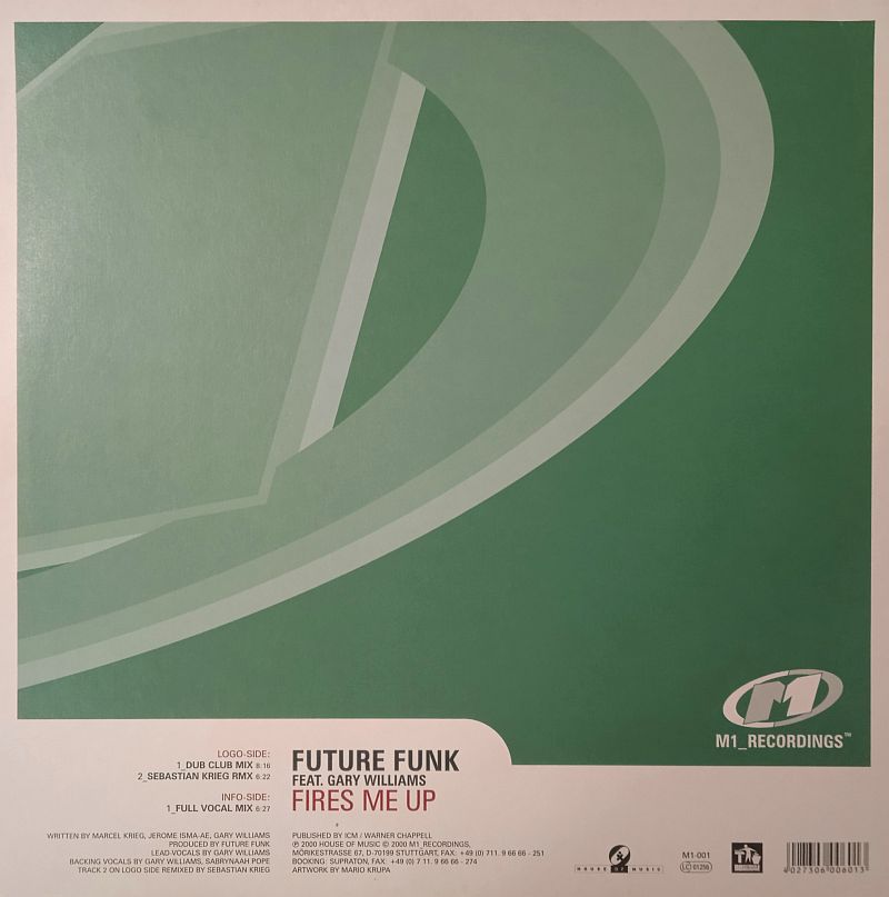 Future Funk Feat. Gary Williams – Fires Me Up (Vinyl,2000) - Image 2