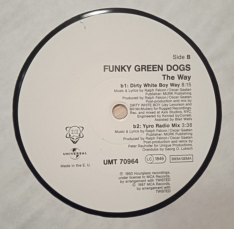 Funky Green Dogs – The Way (Vinyl,1997) - Image 3