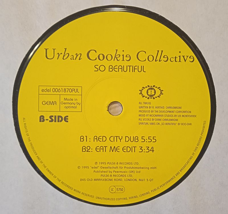 Urban Cookie Collective – So Beautiful (Vinyl,1995) - Image 3