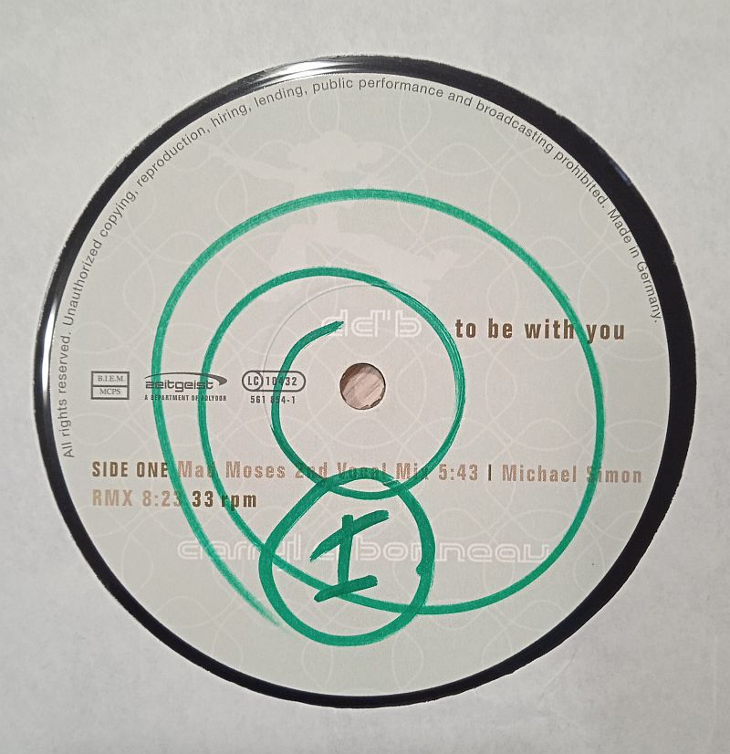 Darryl D'Bonneau – To Be With You (2×Vinyl,2000) - Image 3