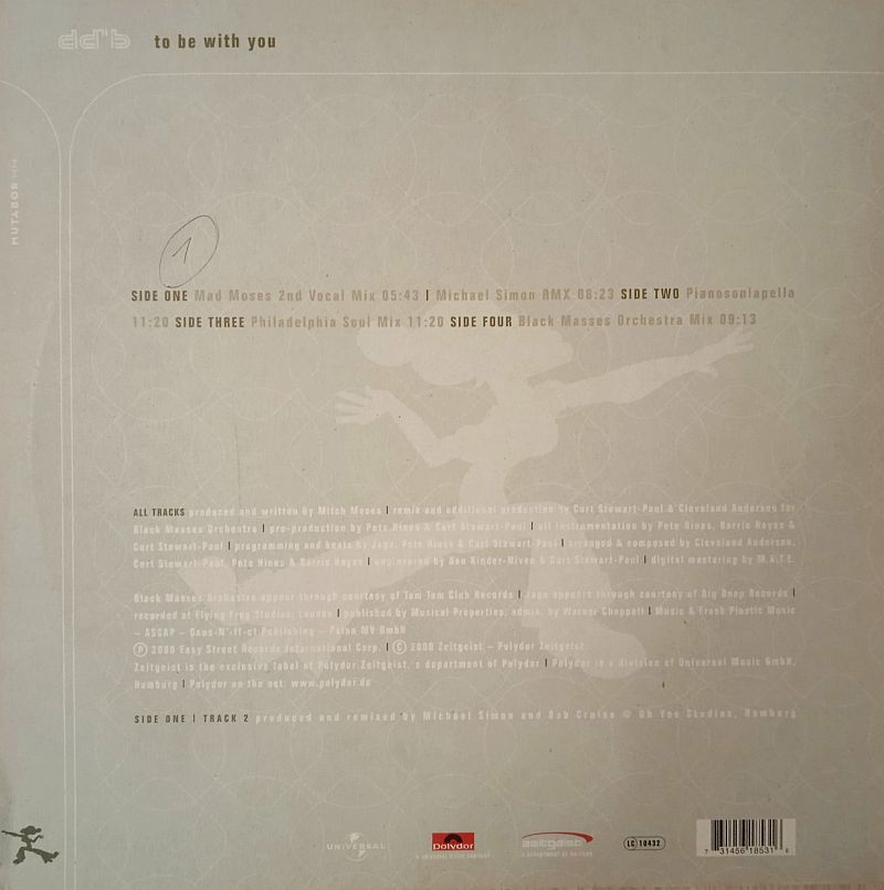 Darryl D'Bonneau – To Be With You (2×Vinyl,2000) - Image 2