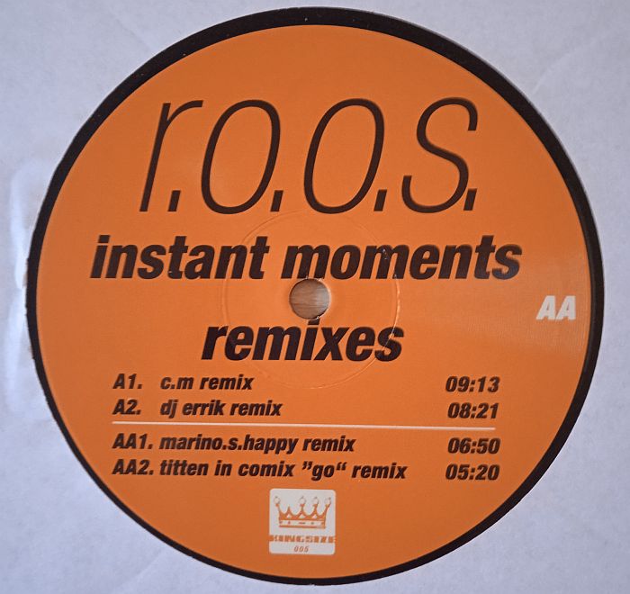 R.O.O.S. – Instant Moments Remixes (Vinyl,1997) - Image 3