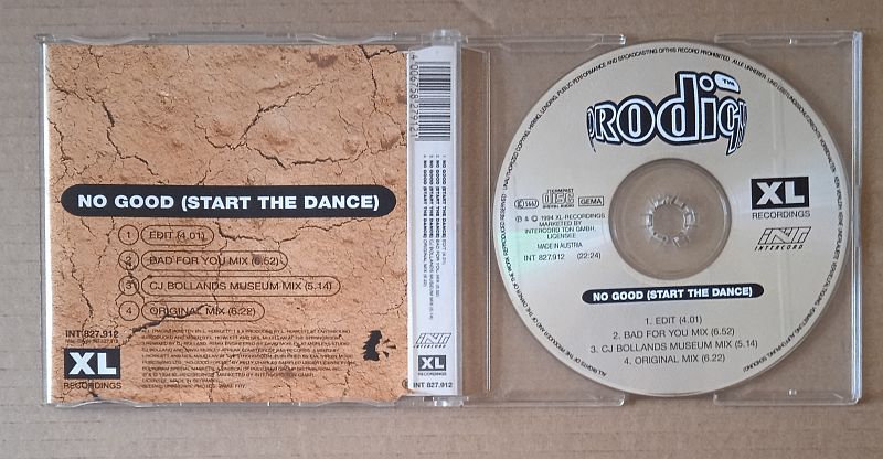 The Prodigy – No Good (Start The Dance) (Maxi CD,1994) - Image 2