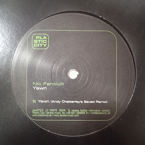 Nic Fanciulli – Yawn (Vinyl,2009) - Image 3