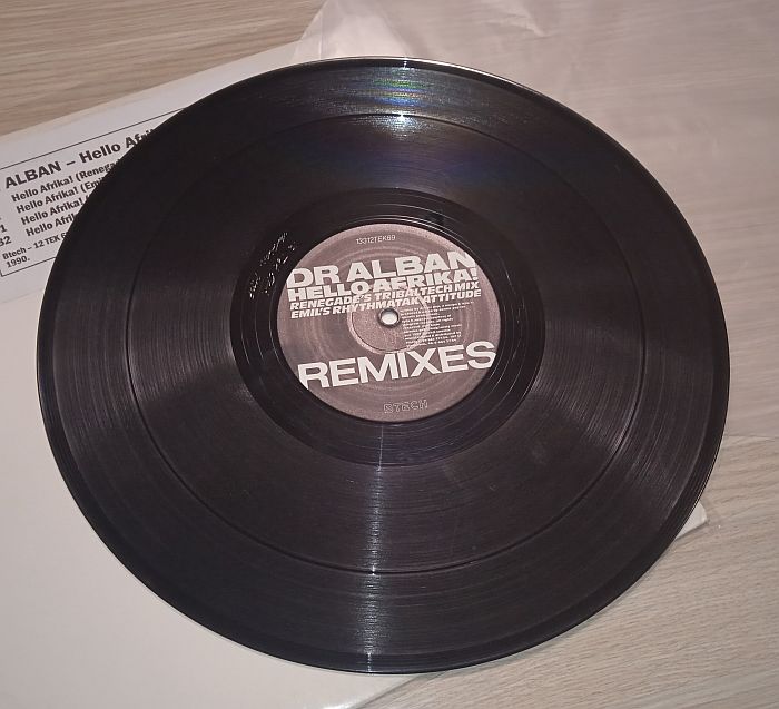 Dr Alban – Hello Afrika! (Remixes) (Vinyl,1990) - Image 2