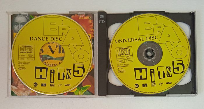 Bravo Hits 5 (Dupla válogatás Album CD,1993) - Image 2