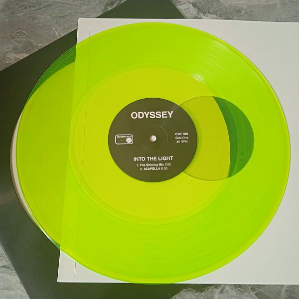 Odyssey – Into The Light (Translucent acid-green Vinyl,1994) - Image 2