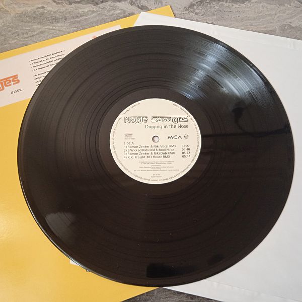 Noble Savages – Digging In The Nose (Vinyl,1996) - Image 2