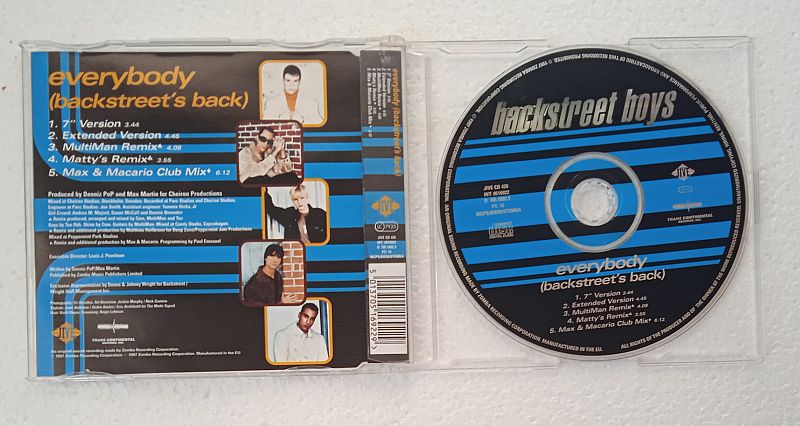Backstreet Boys – Everybody (Backstreet's Back) (Maxi CD,1997) - Image 2