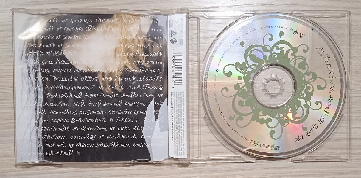 Madonna – The Power Of Good-Bye (Maxi CD,1998) - Image 2