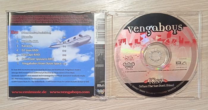 Vengaboys – Kiss (When The Sun Don't Shine) (Maxi CD,1999) - Image 2