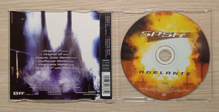Sash! – Adelante (Maxi CD,1999) - Image 2