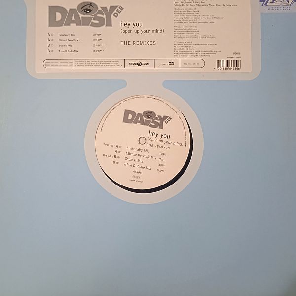 Daisy Dee – Hey You (Open Up Your Mind) (The Remixes) (Vinyl,1997)