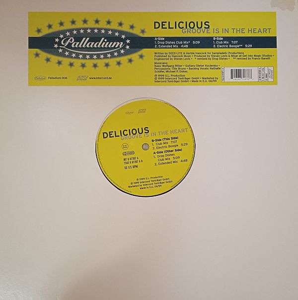 Delicious – Groove Is In The Heart (Vinyl,1999)