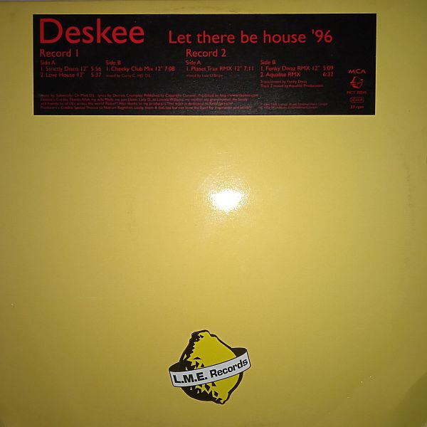 Deskee – Let There Be House '96 (2×Vinyl,1996)