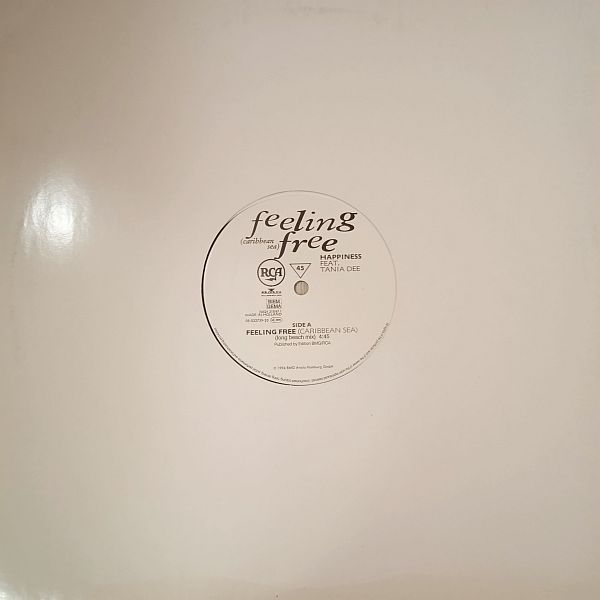 Happiness Feat. Tania Dee – Feeling Free (Caribbean Sea) (Vinyl,1994)