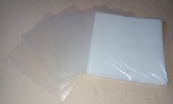 Külső lemezborító PE védőfólia 12"-120 mikron.