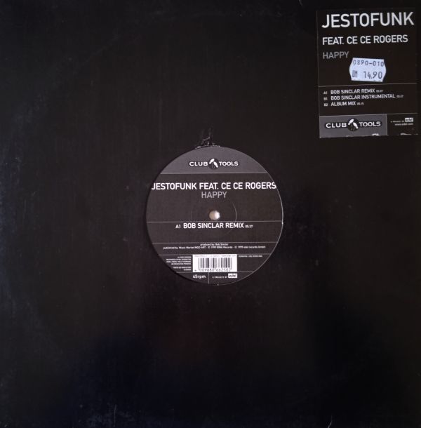 Jestofunk Feat. Ce Ce Rogers – Happy (Vinyl,1999)