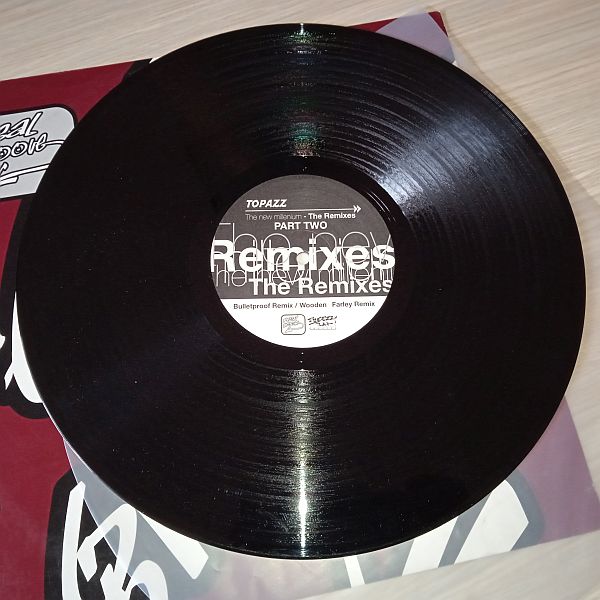 Topazz – The New Millenium - The Remixes (Vinyl,1999) - Image 2