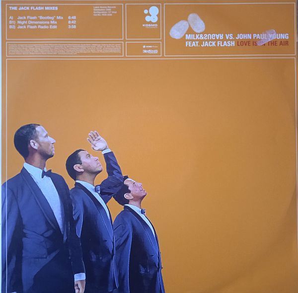 Milk&Sugar – Love Is In The Air (The Jack Flash Mixes)(Vinyl,2001)